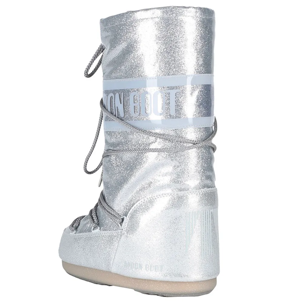 Moon Boot Mb Icon Glitter, silver