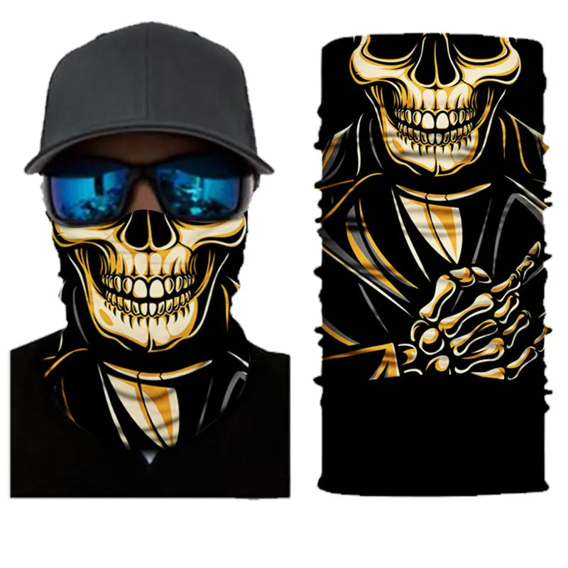 Pack Of 3/6 Men's Neck Warmer Gaiter Face Bandana Headband Mask | S251