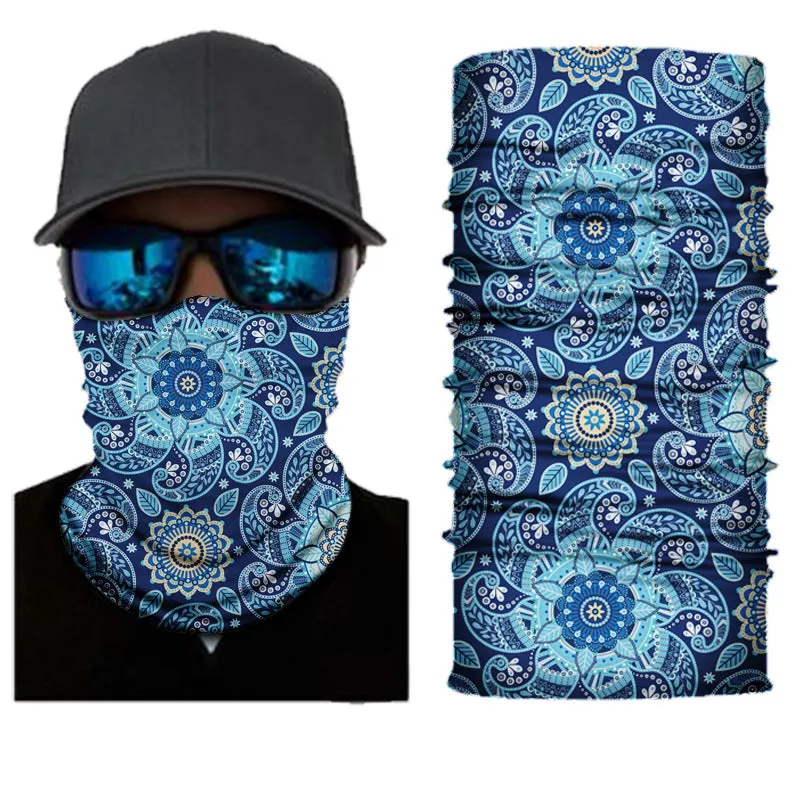 Pack Of 3/6 Men's Neck Warmer Gaiter Face Bandana Headband Mask | S251