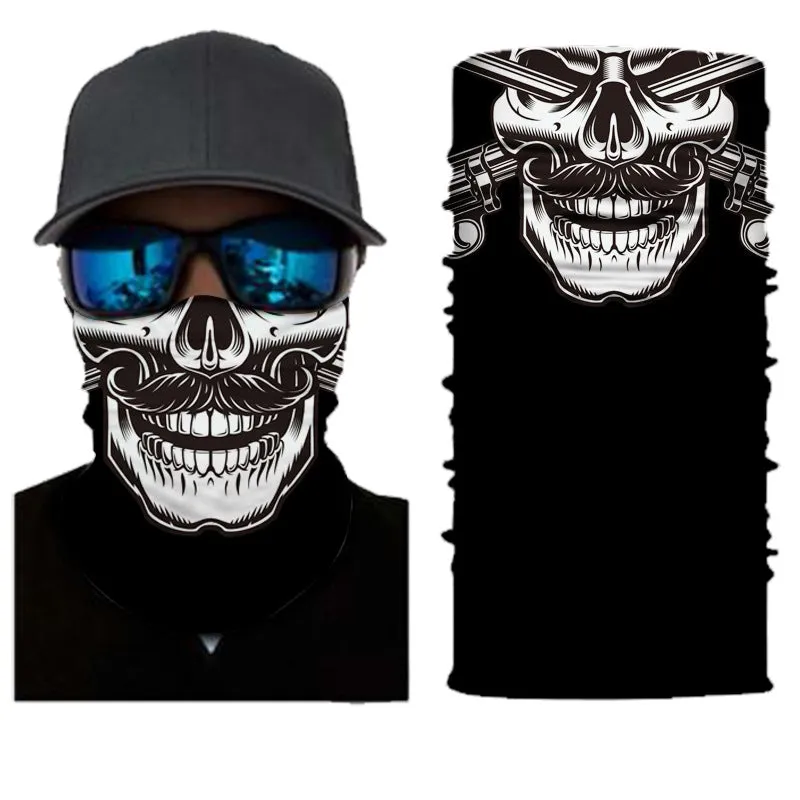 Pack Of 3/6 Men's Neck Warmer Gaiter Face Bandana Headband Mask | S251