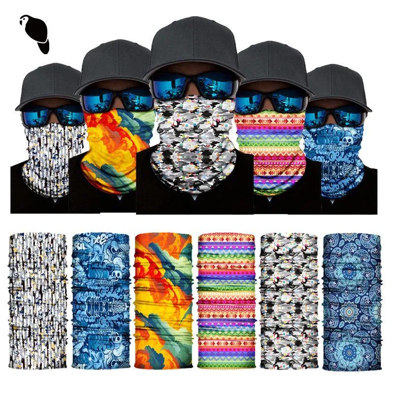 Pack Of 3/6 Men's Neck Warmer Gaiter Face Bandana Headband Mask | S251