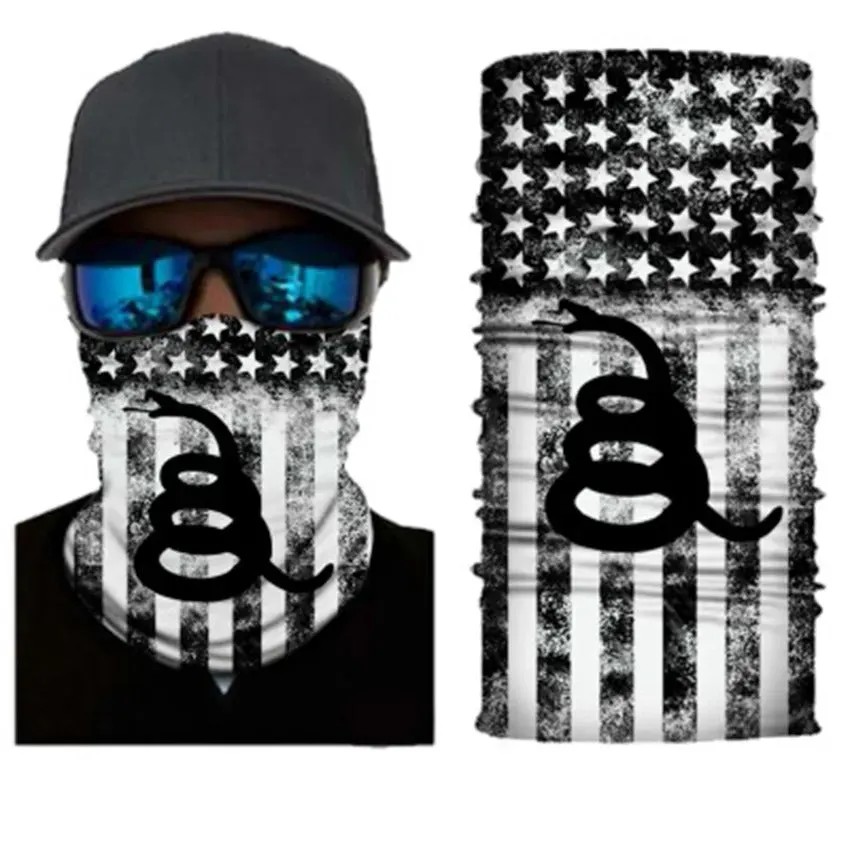 Pack Of 3/6 Men's Neck Warmer Gaiter Face Bandana Headband Mask | S251
