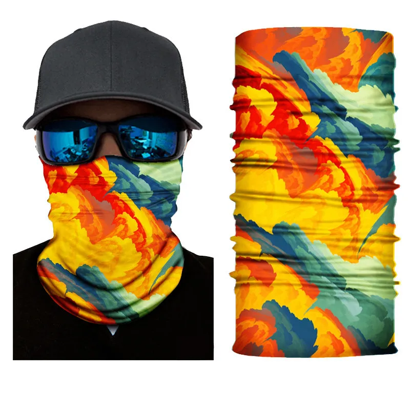 Pack Of 3/6 Men's Neck Warmer Gaiter Face Bandana Headband Mask | S251