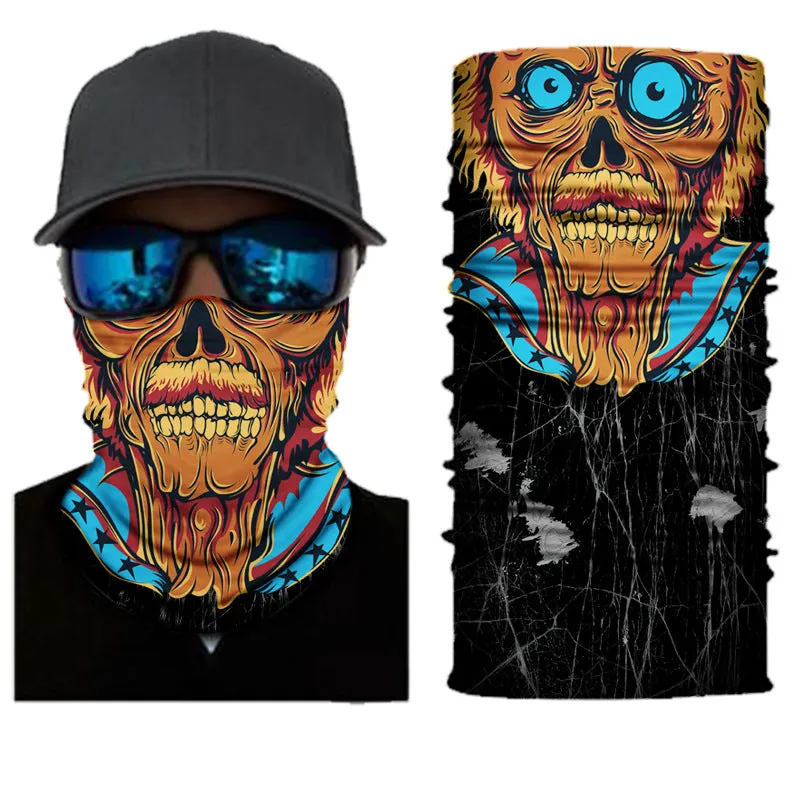 Pack Of 3/6 Men's Neck Warmer Gaiter Face Bandana Headband Mask | S251