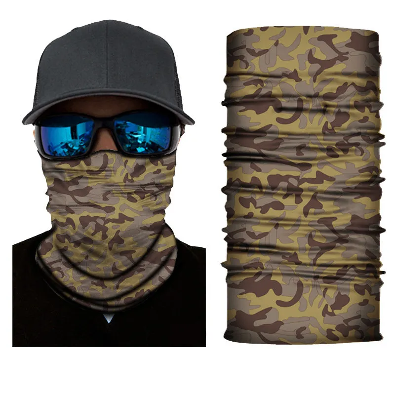 Pack Of 3/6 Men's Neck Warmer Gaiter Face Bandana Headband Mask | S251