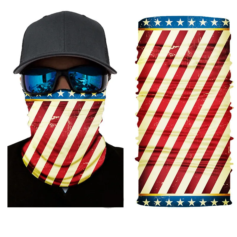 Pack Of 3/6 Men's Neck Warmer Gaiter Face Bandana Headband Mask | S251