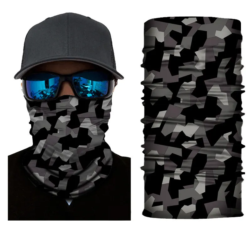 Pack Of 3/6 Men's Neck Warmer Gaiter Face Bandana Headband Mask | S251