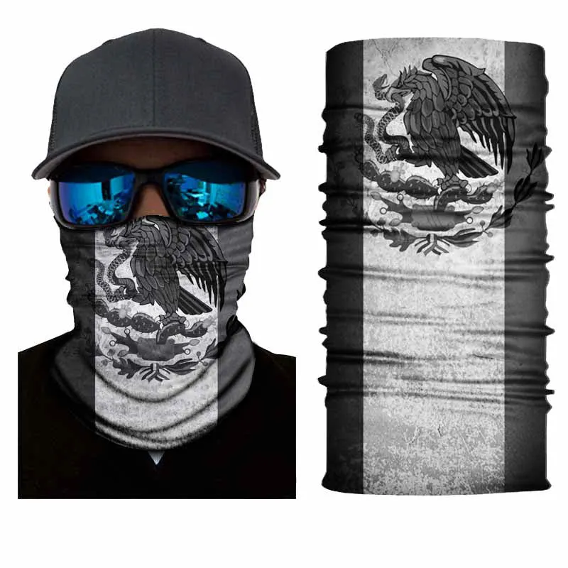 Pack Of 3/6 Men's Neck Warmer Gaiter Face Bandana Headband Mask | S251