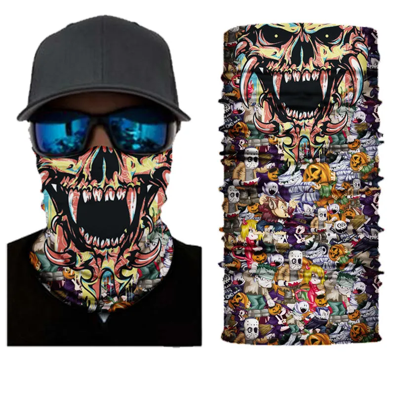 Pack Of 3/6 Men's Neck Warmer Gaiter Face Bandana Headband Mask | S251