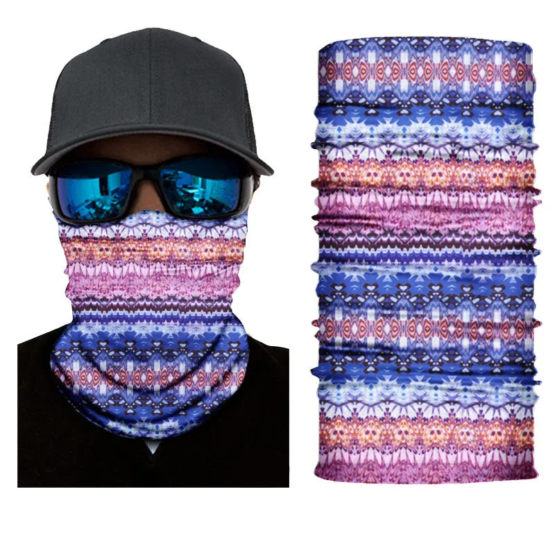 Pack Of 3/6 Men's Neck Warmer Gaiter Face Bandana Headband Mask | S251