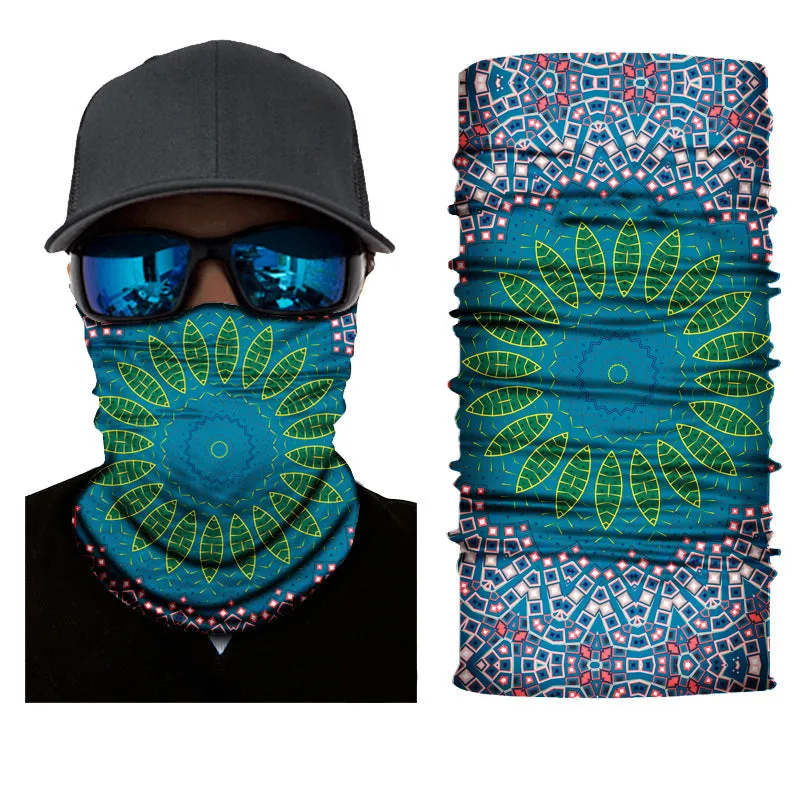 Pack Of 3/6 Men's Neck Warmer Gaiter Face Bandana Headband Mask | S251