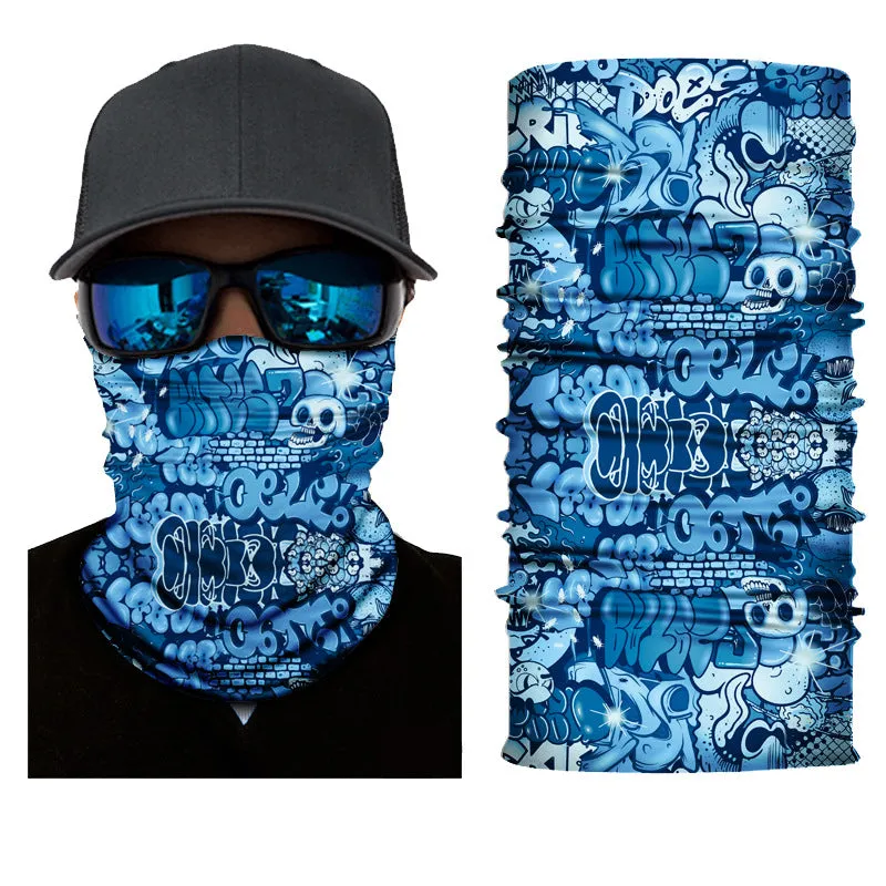 Pack Of 3/6 Men's Neck Warmer Gaiter Face Bandana Headband Mask | S251