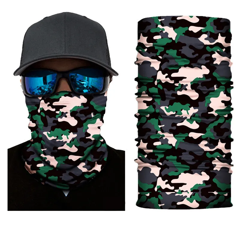 Pack Of 3/6 Men's Neck Warmer Gaiter Face Bandana Headband Mask | S251