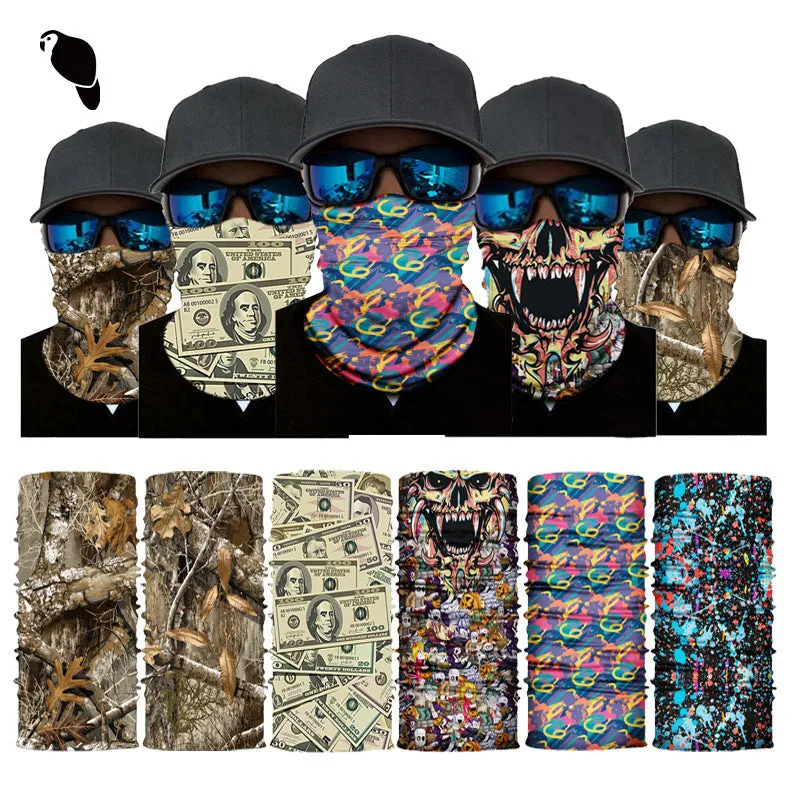 Pack Of 3/6 Men's Neck Warmer Gaiter Face Bandana Headband Mask | S251