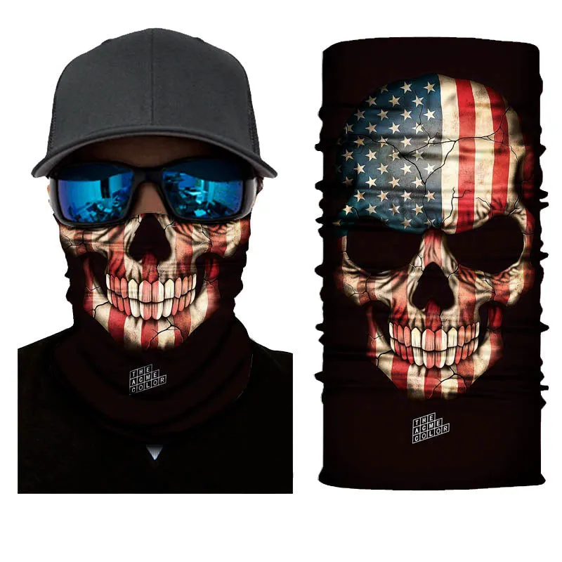 Pack Of 3/6 Men's Neck Warmer Gaiter Face Bandana Headband Mask | S251