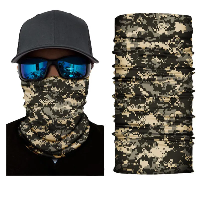 Pack Of 3/6 Men's Neck Warmer Gaiter Face Bandana Headband Mask | S251