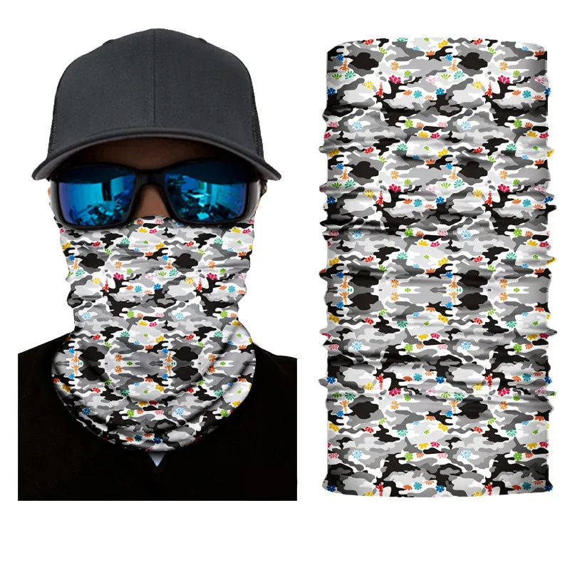 Pack Of 3/6 Men's Neck Warmer Gaiter Face Bandana Headband Mask | S251