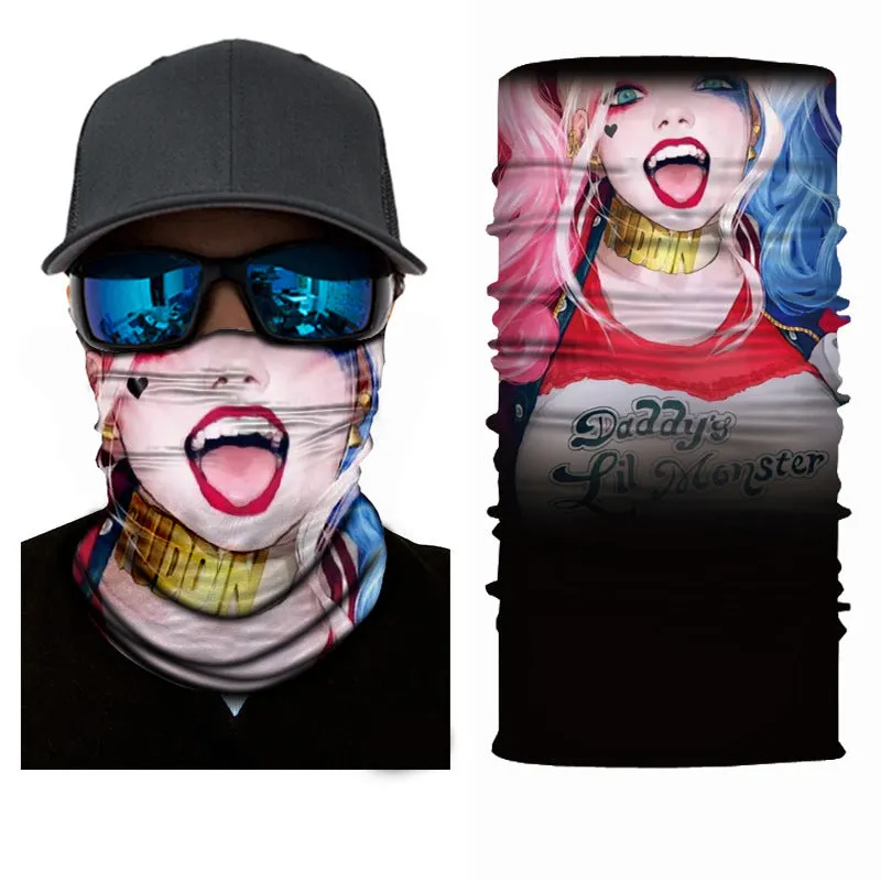 Pack Of 3/6 Men's Neck Warmer Gaiter Face Bandana Headband Mask | S251