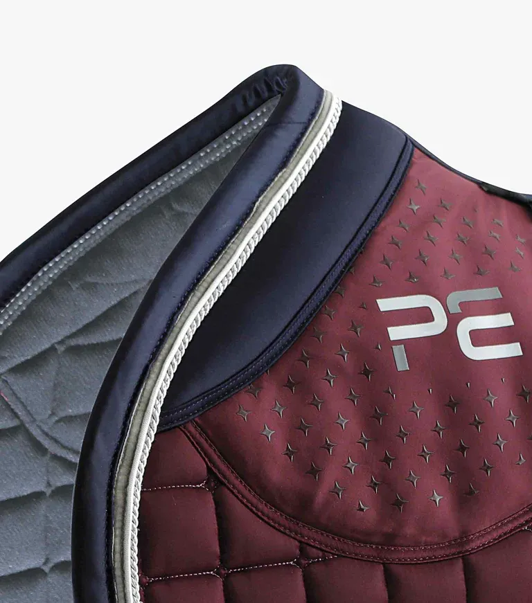 PEI Azzure Anti-Slip Satin GP/Jump Pad (Burgundy)
