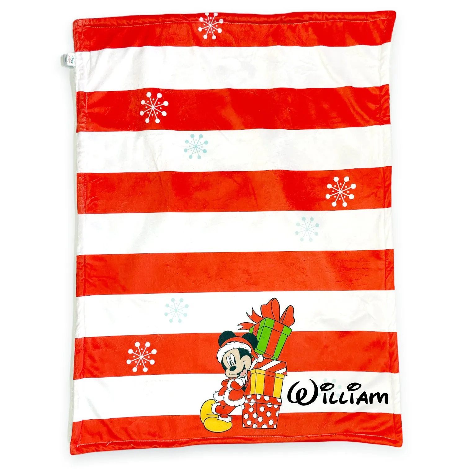 Personalized Disney Baby Holiday Blanket - Mickey Mouse