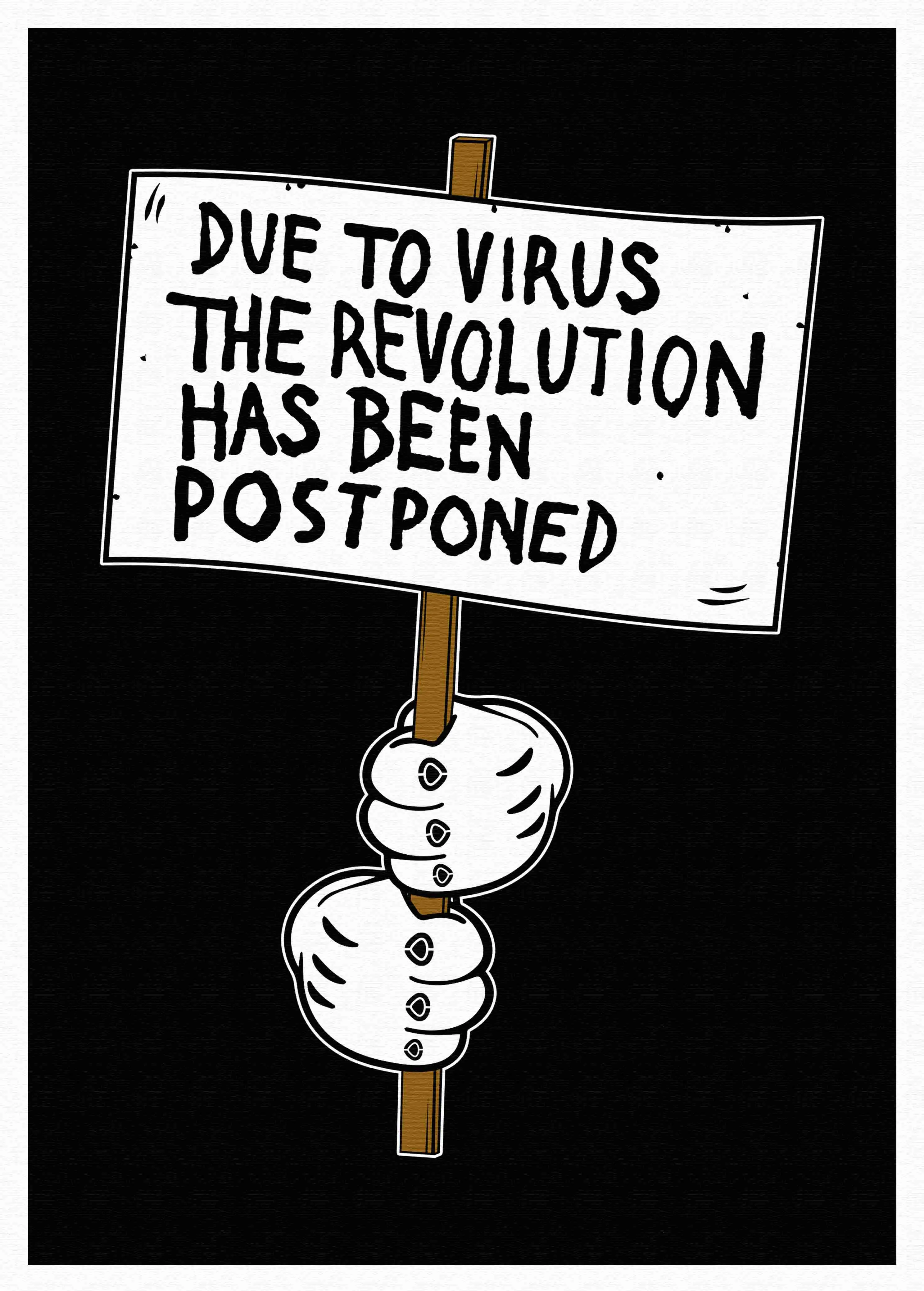 REVOLUTION Black Panel 25x35 cm
