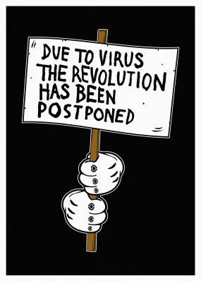 REVOLUTION Black Panel 25x35 cm