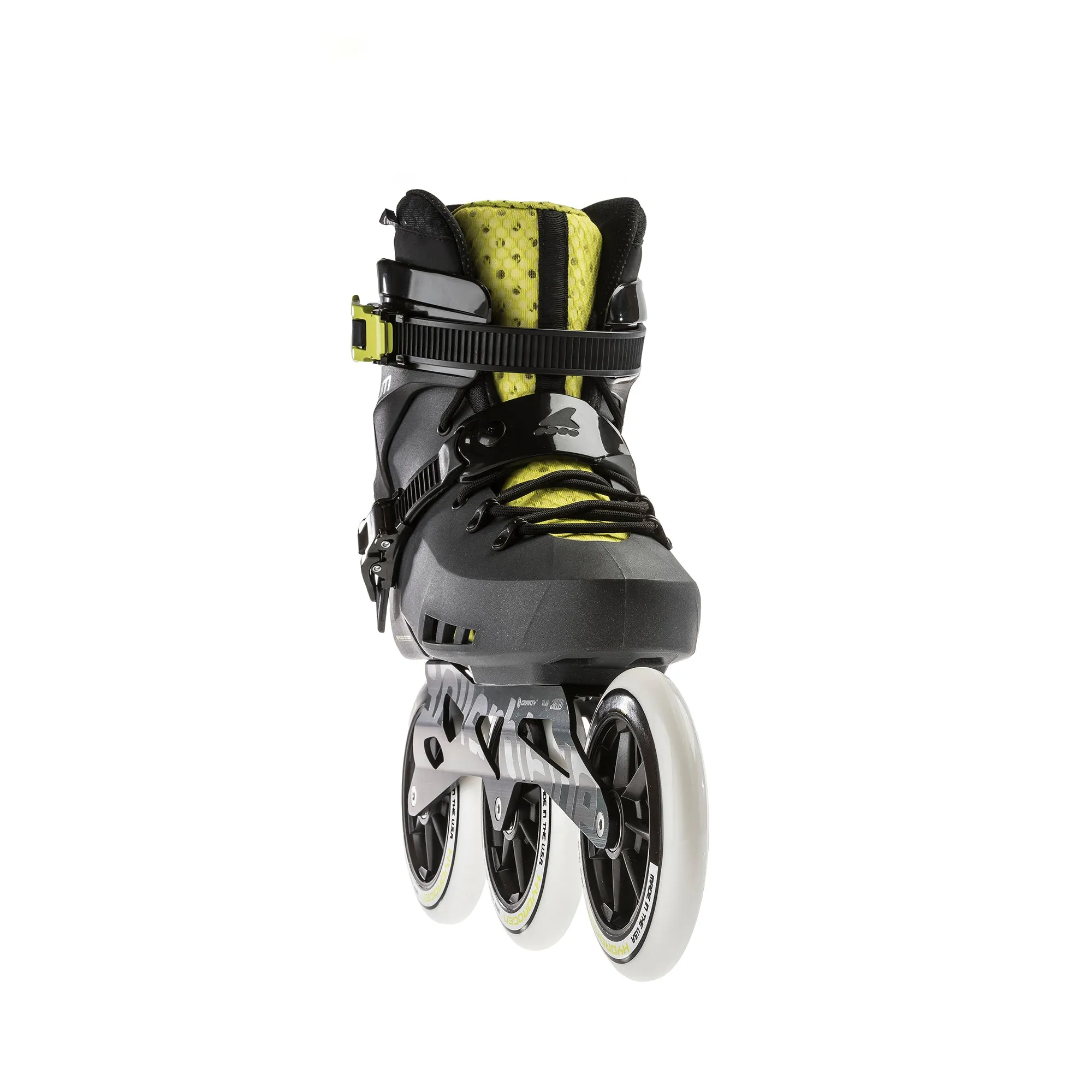 Rollerblade Maxxum Edge 125 3WD - Metallic Grey/Lime