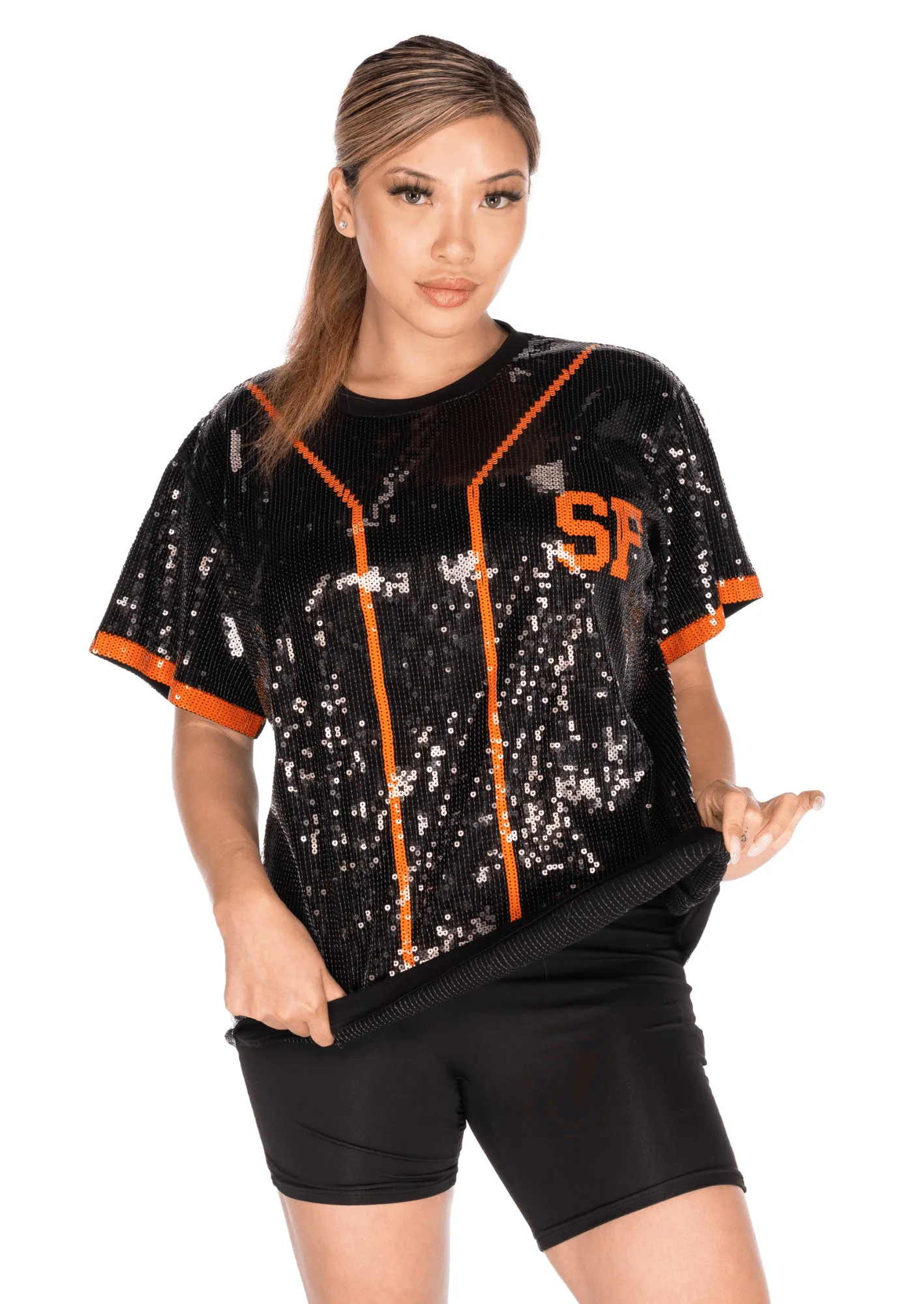 San Francisco Baseball Sequin Shirt