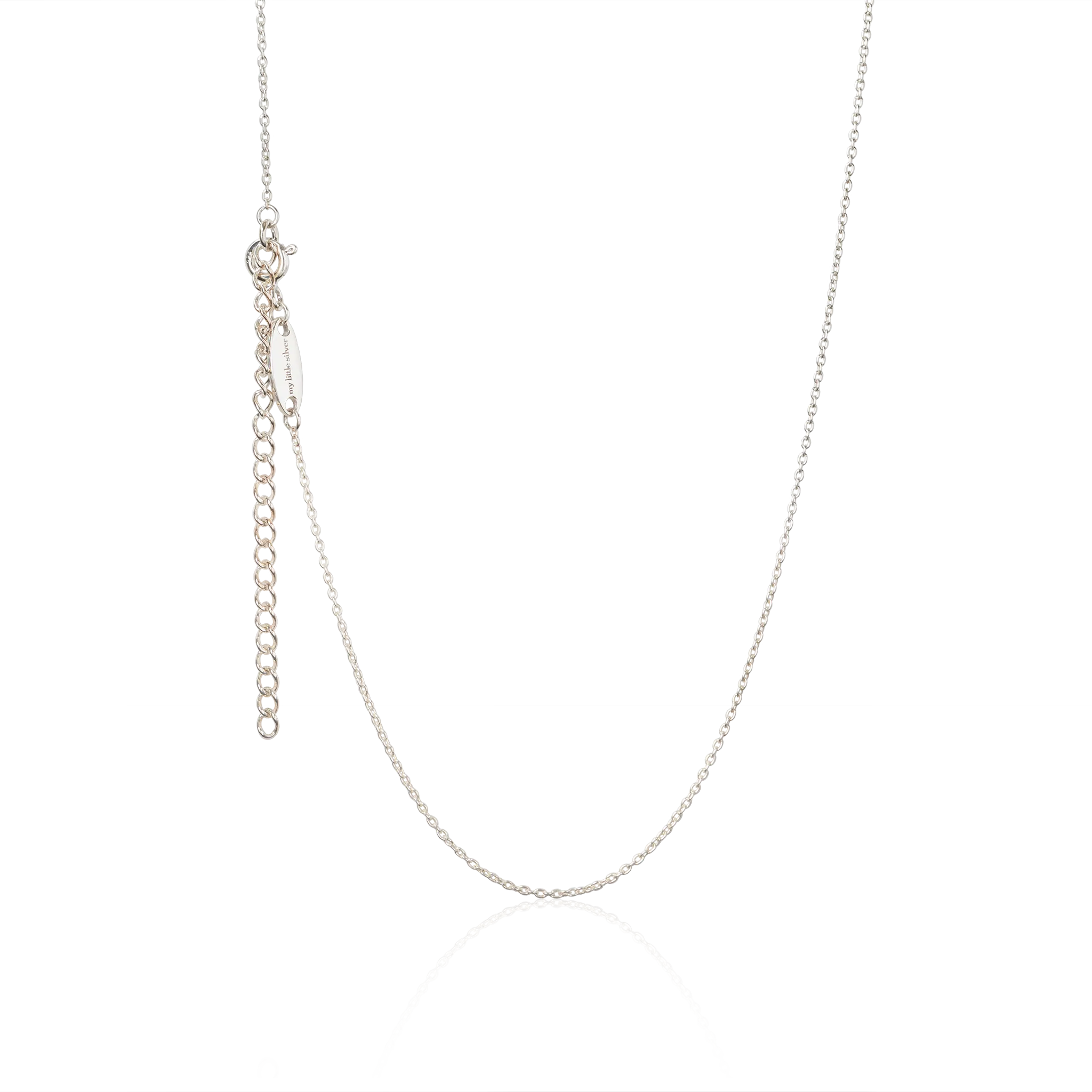 Silver and Pink Handbag Pendant & Necklace - Sterling Silver
