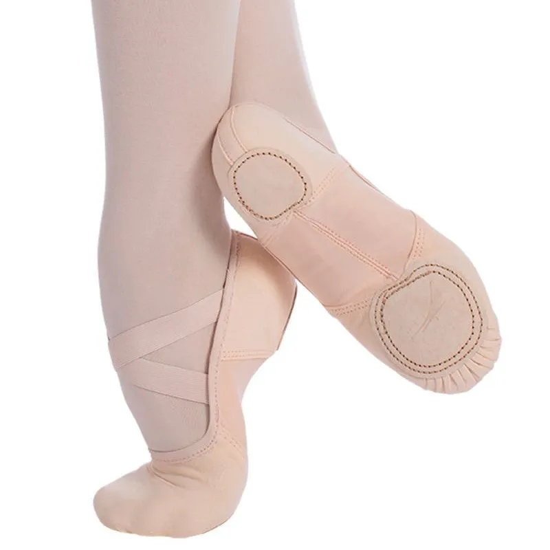 So Danca Belen SD125 - Adult Super Pro Leather Split Sole Ballet Shoes w Neoprene Insert (Black or Pink)