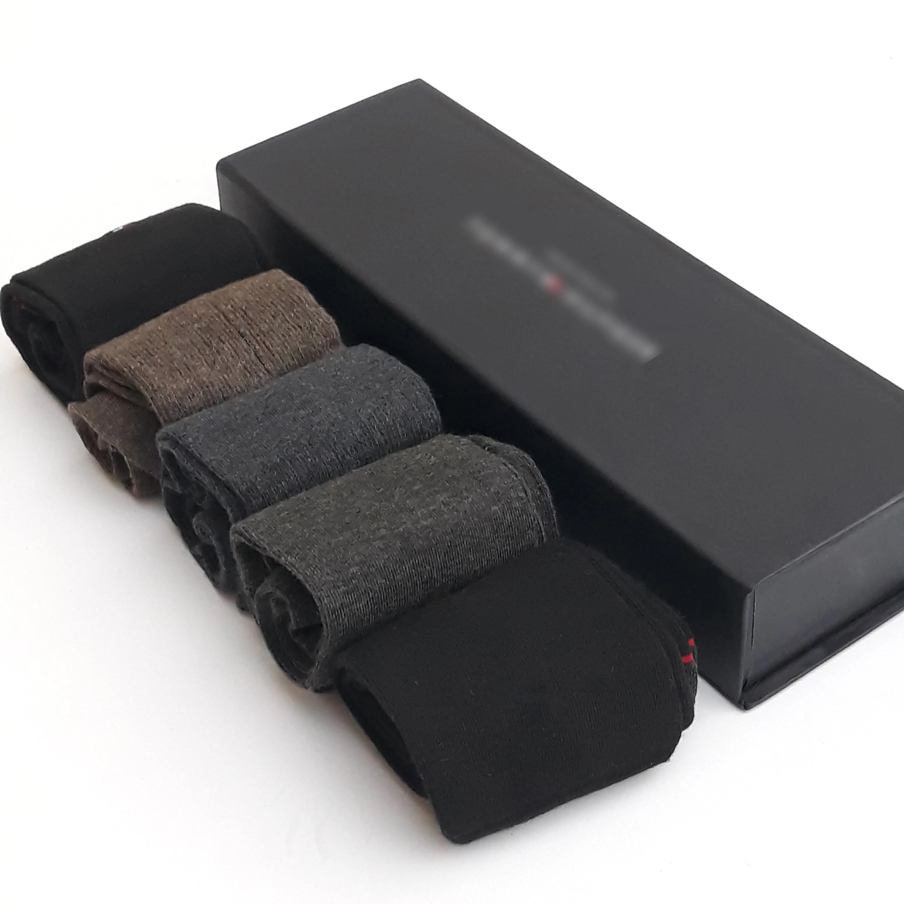 TM - Men 'Multi' 5 Pair Classic Birdseye Socks Gift Box TM001