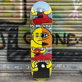 Toy Machine Chopped Up II 8.13” Skateboard Deck - Tabla Design