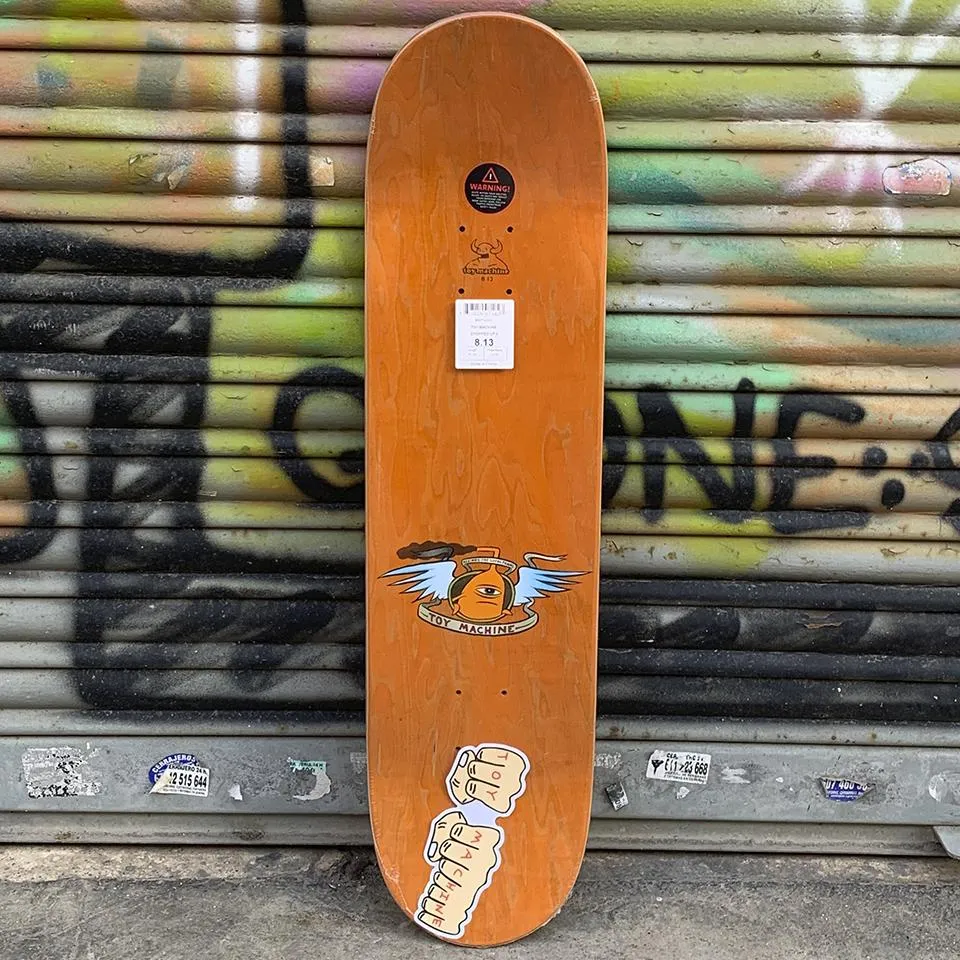 Toy Machine Chopped Up II 8.13” Skateboard Deck - Tabla Design