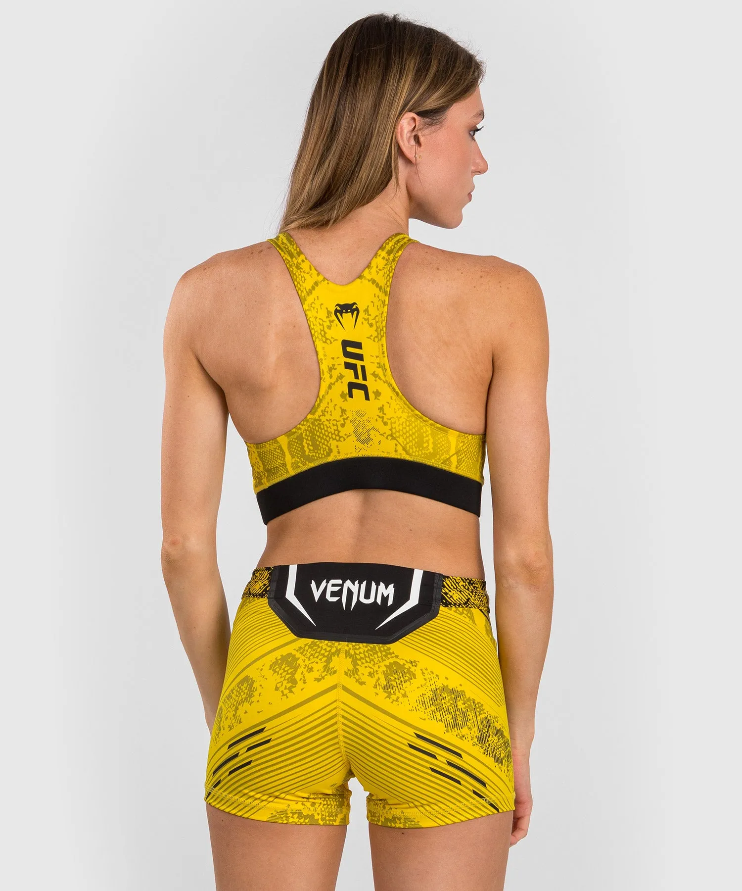 UFC Adrenaline by Venum Authentic Fight Night  Women’s Sports Bra - Yellow