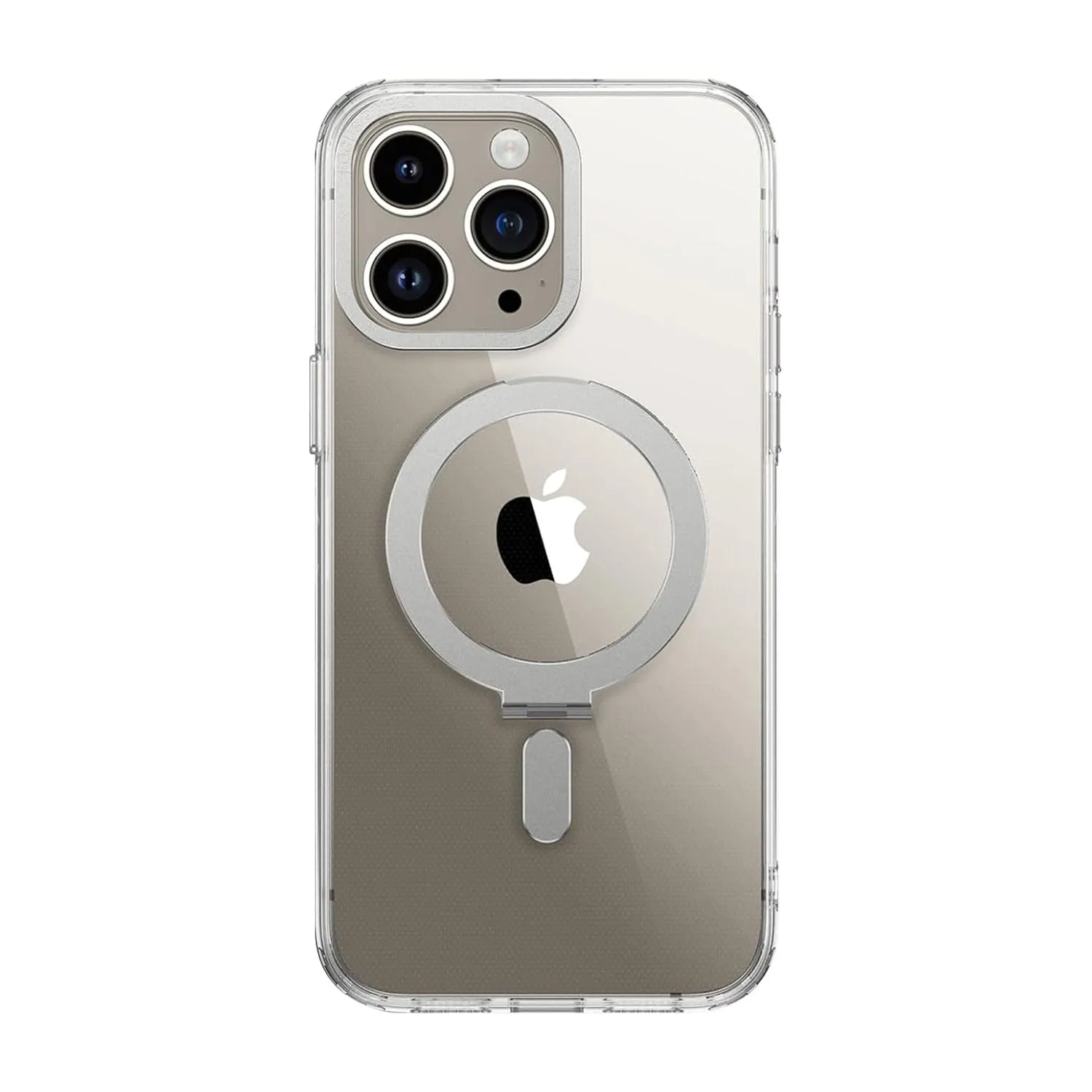 Venture Series Kickstand Case Clear with Screen Protector - iPhone 15 Pro