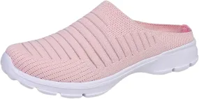 Womens Breathable Mesh Walking Mules Sneakers Tennis Shoes Men Comfort Casual Work Shoes Casual Sneakers Black Tennis Shoe Loafers Casual Slip On
