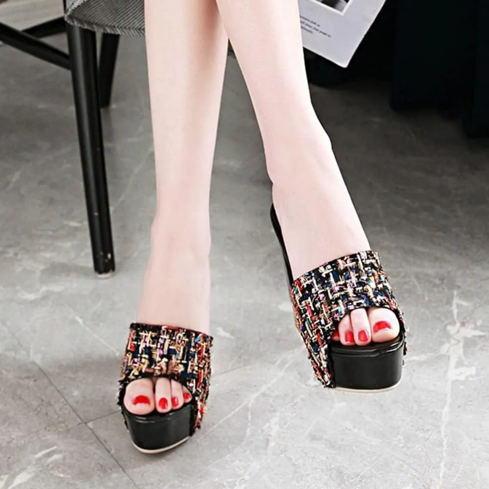 Womens High Heels Stilettos Round Toe Ankle Strap High Heel Sandal