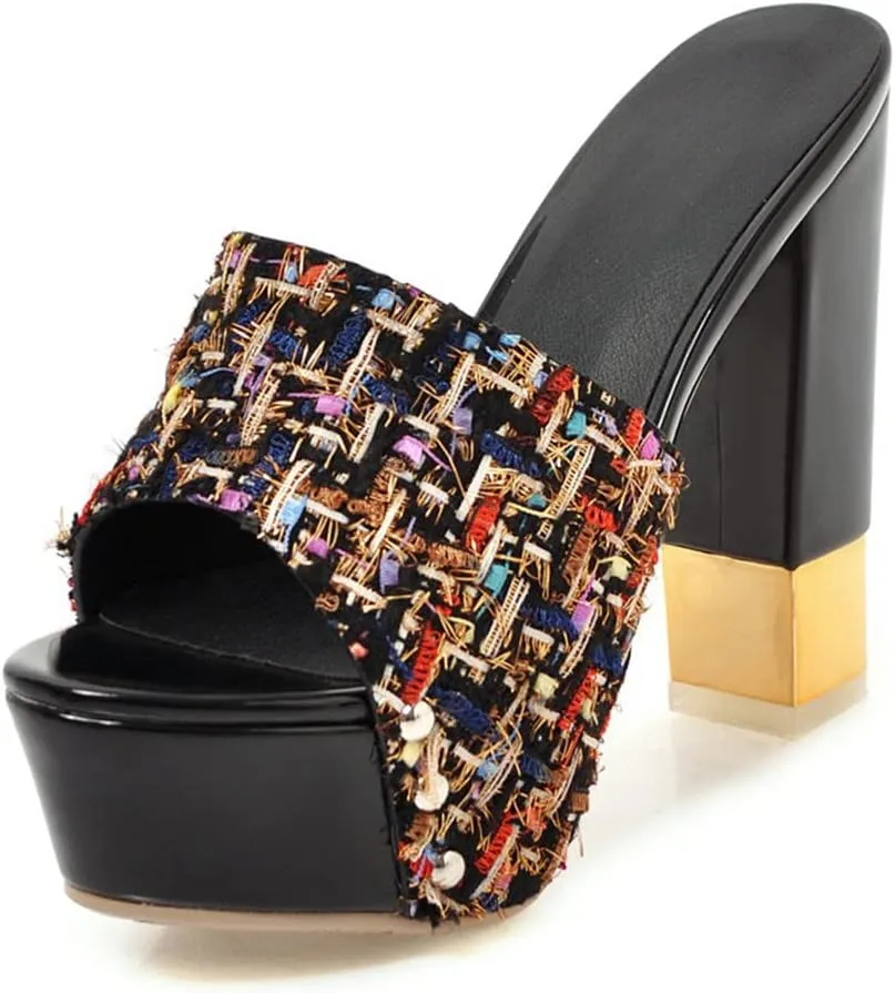 Womens High Heels Stilettos Round Toe Ankle Strap High Heel Sandal