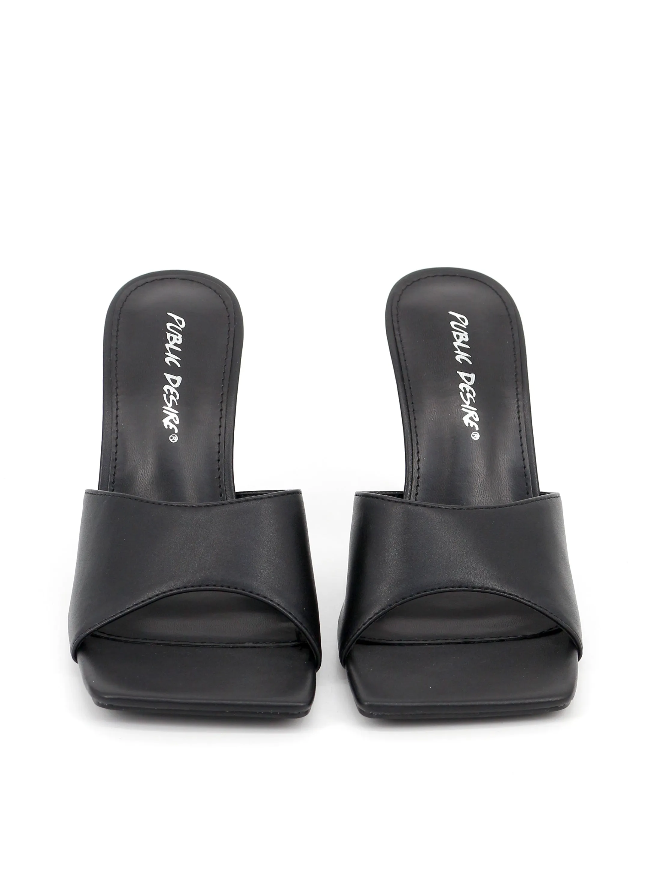 Women's Slide Heels,Black
