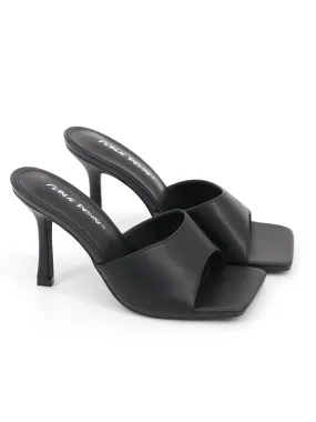Women's Slide Heels,Black