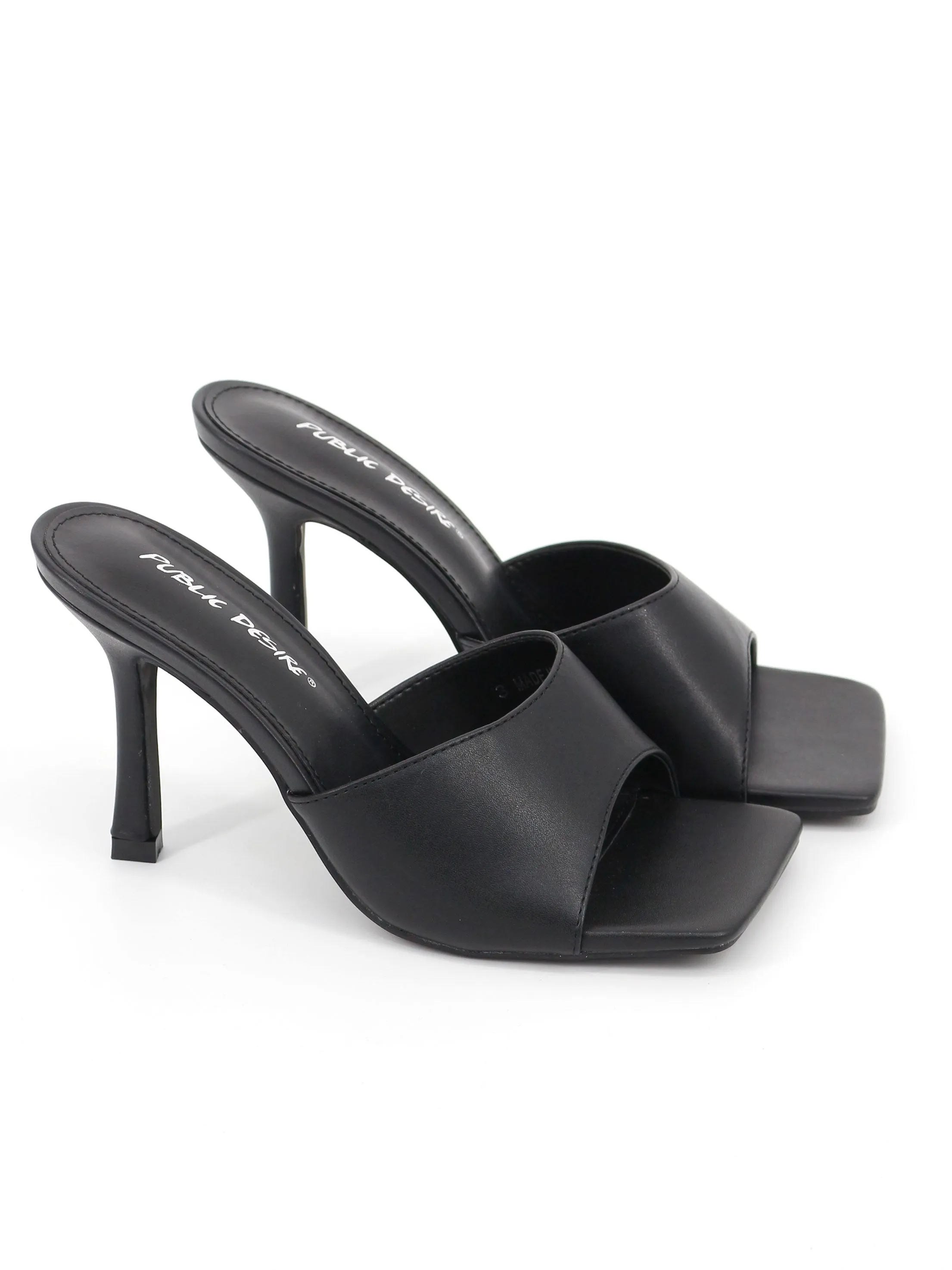 Women's Slide Heels,Black