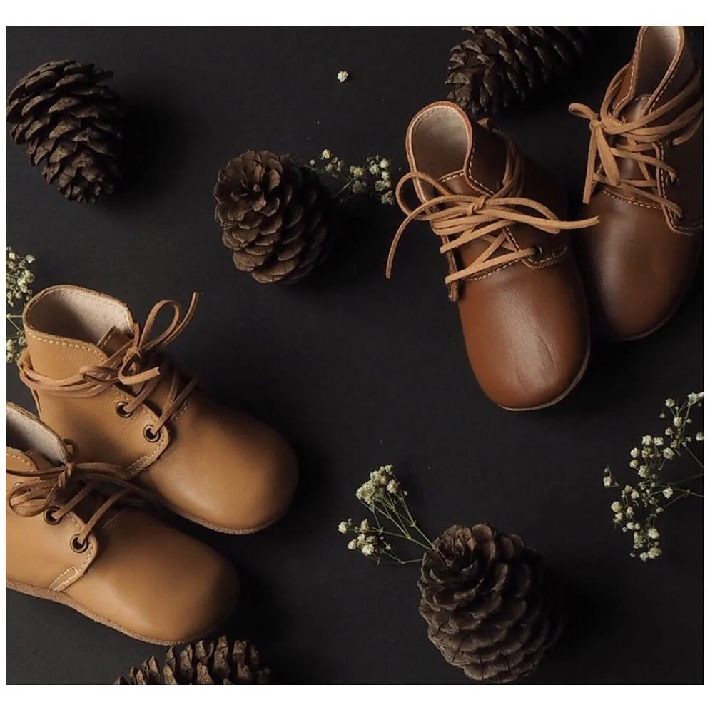 z Baby Boots Toddler Shoes - Aspen - Brown